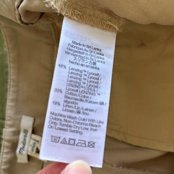 NWT Madewell The Harlow Wide-Leg Pant in Drapey Twill | Size 4 - Picture 11 of 11